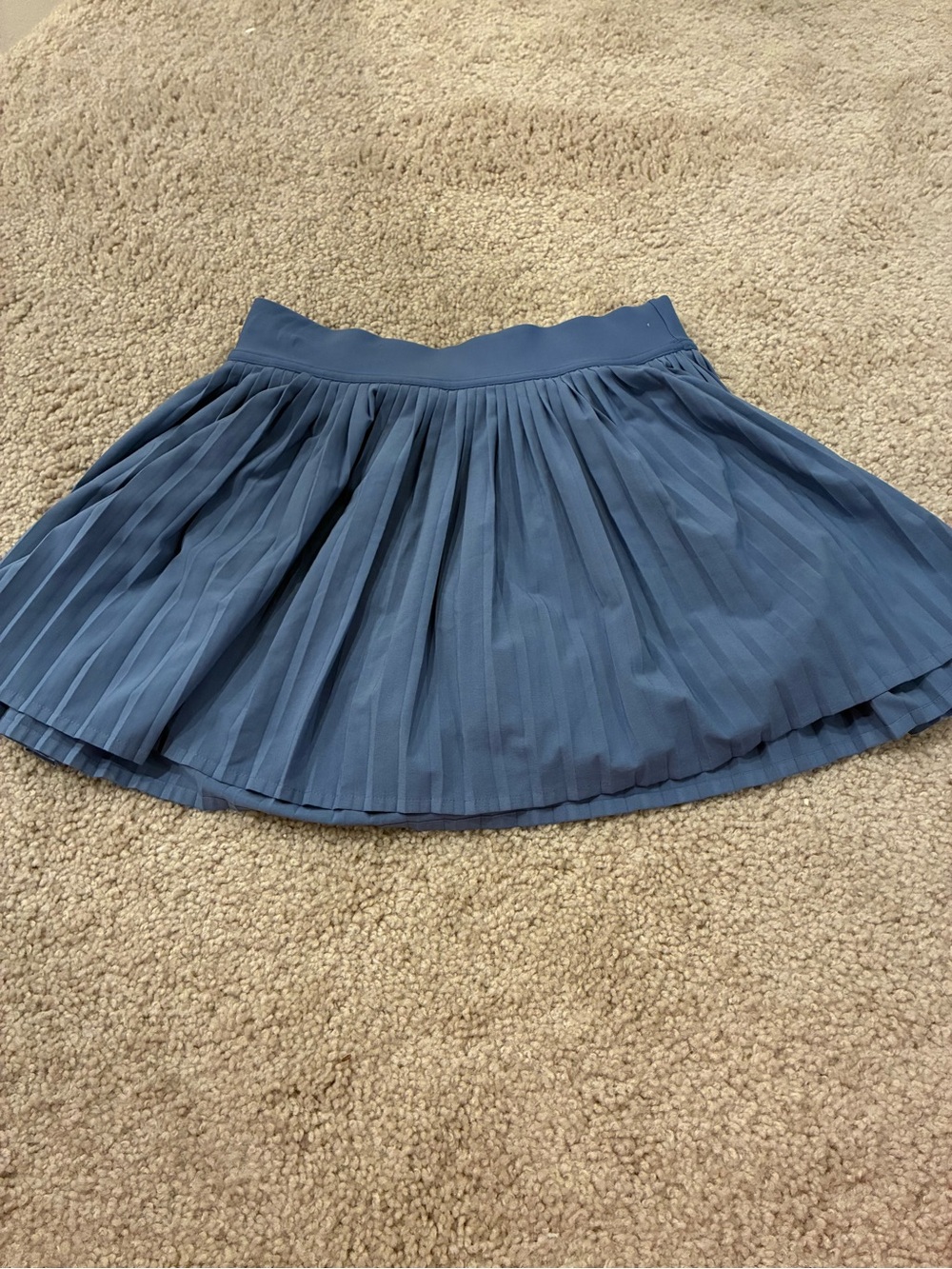 Lululemon Pleated Tennis Skirt Blue Size 2 Built In Shorts Pockets